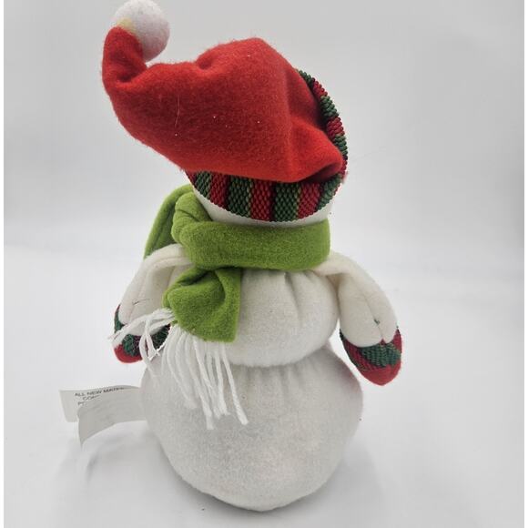The Bon-Ton Plush Snowman 2009 Stuffed Animal Christmas Winter Soft Weighted - Picture 2 of 10